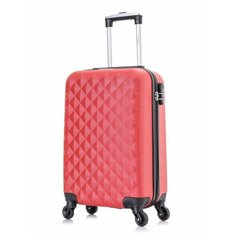 Чемодан Lcase Phatthaya, 45 л, размер S, красный