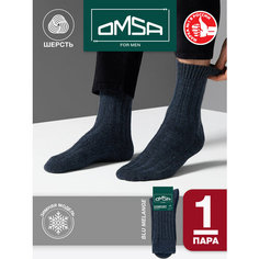 Носки Omsa, размер 45-47, blu melange