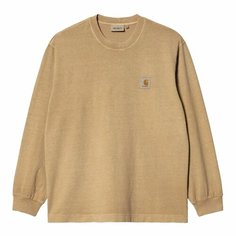 Лонгслив Carhartt WIP Nelson, размер M, , коричневый