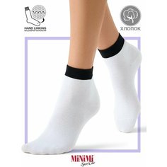 Носки MiNiMi, комплект, 5 пар, размер 35-38 (23-25), nero/bianco