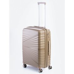 Чемодан , 77 л, размер M, шампань Bags Place