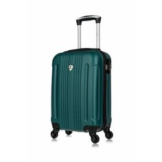 Чемодан Lcase Bangkok, 29 л, размер XS, темно-зеленый