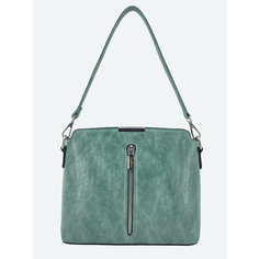 Сумка кросс-боди Raffinni, фактура гладкая, зеленый