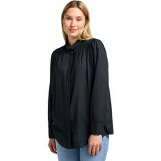 Рубашка Lee Women Shirred Blouse, размер M, синий