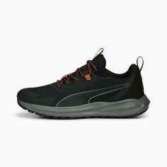 Кроссовки PUMA Twitch Runner Trail, размер 8,5 UK, Black-Chili Pow
