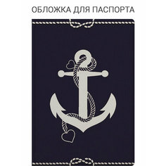 Обложка для паспорта Elole Design, черный, белый
