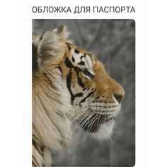 Обложка для паспорта Elole Design, черный, бежевый, белый, серый