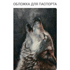 Обложка для паспорта Elole Design, черный, бежевый, белый, серый