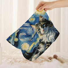 Косметичка 5х18х26 см, , синий, белый, черный, желтый Без бренда