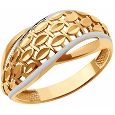 Кольцо SOKOLOV, красное золото, 585 проба, размер 17