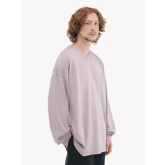 Лонгслив MUTED, размер 4XL/5XL, , пыльный сиреневый