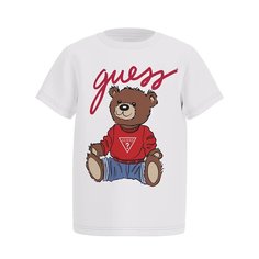 Футболка GUESS, размер 6-7 лет, белый