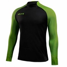 Лонгслив Kelme, размер 2XL, , черный/зеленый
