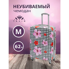 Чемодан TEVIN, 62 л, размер M, 0084
