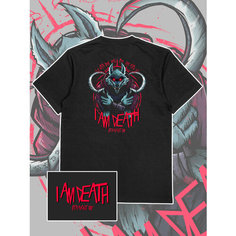 Футболка Death to Mortals, размер L, чёрный