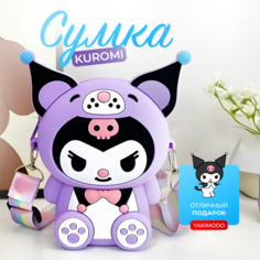 Сумка кросс-боди YAKIMODO, фактура гладкая, фиолетовая