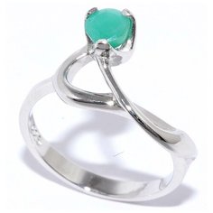 Кольцо Silver WINGS, серебро, 925 проба, берилл, размер 18