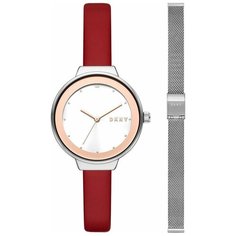 Наручные часы DKNY Astoria, золотой, серебряный, белый, серый, красный