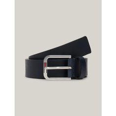 Ремень TOMMY HILFIGER, размер 100, темно-синий