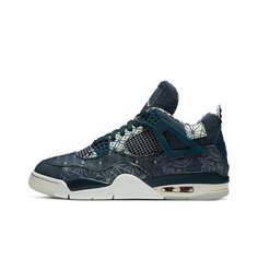 Кроссовки Jordan, размер 36.5EU, 23.5CM, 4.5Y, 4UK, синий, мультиколор, красный