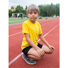 Футболка Чебоксарский Трикотаж, размер рост 110-116, обхват груди 60, Желтый