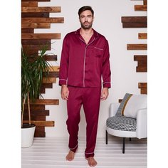 Пижама Малиновые сны, размер 54, burgundy