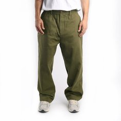 Брюки Butter Goods Wide Leg Pants, размер S, зелёный