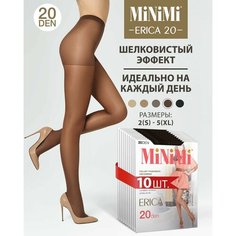 Колготки MiNiMi Erica, 20 den, 10 шт., размер 3, cappuccino
