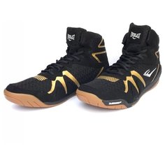 Боксерки Everlast, размер 45, черный/золотой