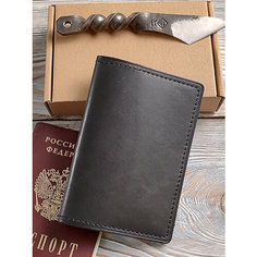 Обложка для паспорта Savager, черная
