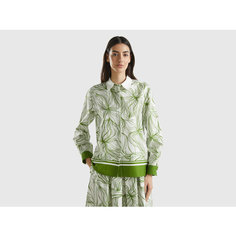 Рубашка UNITED COLORS OF BENETTON, размер M, мультиколор A