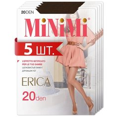 Колготки MiNiMi Erica, 20 den, 5 шт., размер 3, cappuccino