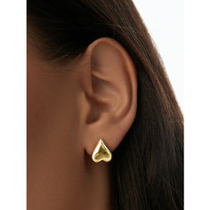 Серьги пусеты MIESTILO, серебро, 925 проба, серебрение, родирование, золочение, , серебристый