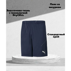 Шорты спортивные PUMA teamRISE, размер 140, чёрный