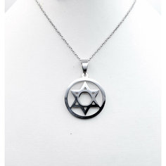 Славянский оберег, колье, длина 50 см, черный, белый, серебряный Reniva