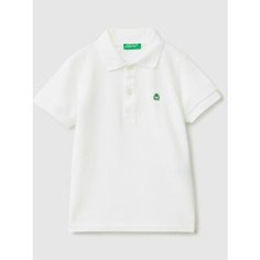Поло UNITED COLORS OF BENETTON, размер 116, белый