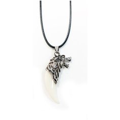 Колье Melt, длина 50 см, белый/серебристый