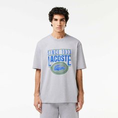 Футболка LACOSTE, размер T6, серый
