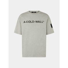 Футболка A-COLD-WALL* Overdye Logo, размер L, серый