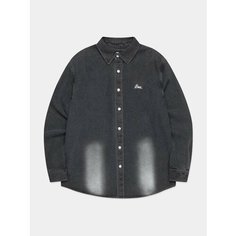Рубашка LMC Brush Washed, размер L, черный L.M.C