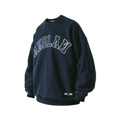 Свитшот ANGLAN Applique Heavy Sweatshirt, размер L, , navy