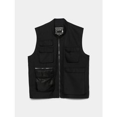 Жилет Maharishi 5201 Hemp Utility Vest, размер M, черный