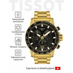 Наручные часы TISSOT T-Sport, черный/золотой/белый