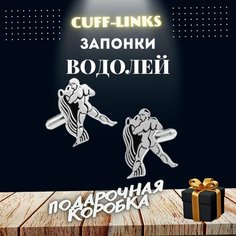 Запонки , серебряный Cuff Links