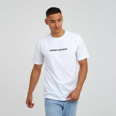 Футболка Kaftan Мужская коллекция, размер 52, белый