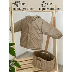 Куртка EKBBABY, размер 92, бежевый