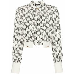 Блуза Elisabetta Franchi, размер 44 IT, серебристый