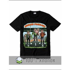Футболка RexTex Рыбалка, размер 48, черный