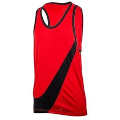 Майка спортивная NIKE Dri-FIT, размер XL, красный/черный