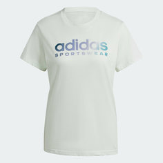 Футболка adidas, размер S, бежевый